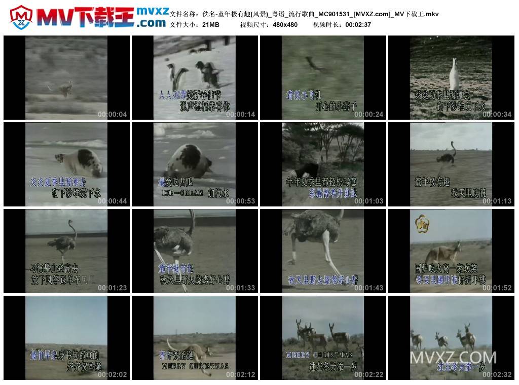 佚名-童年极有趣(风景)_粤语_流行歌曲_MC901531
